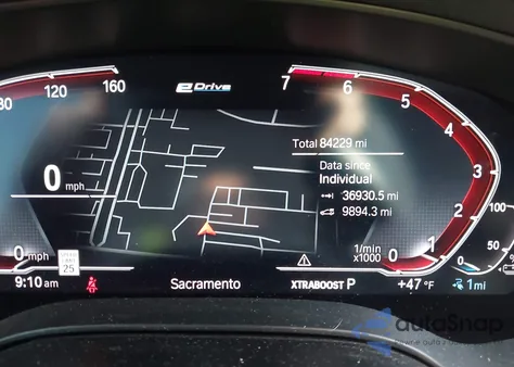 2021 BMW 530E из США, поврежденный, VIN WBA13AG03MCF81022